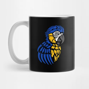 Blue Macaw Parrot Mug